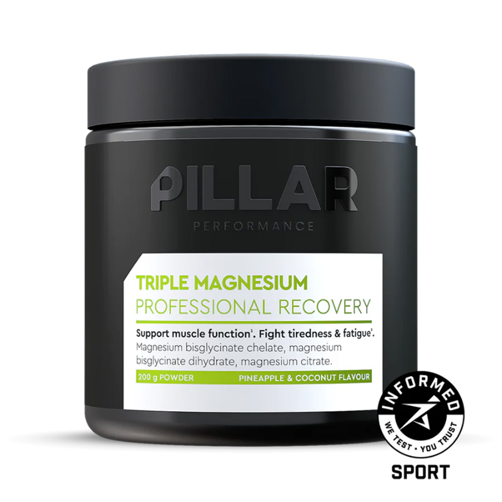 PILLAR PERFORMANCE - Triple Magnesium Professional Recovery Powder Pineapple Coconut - 200g